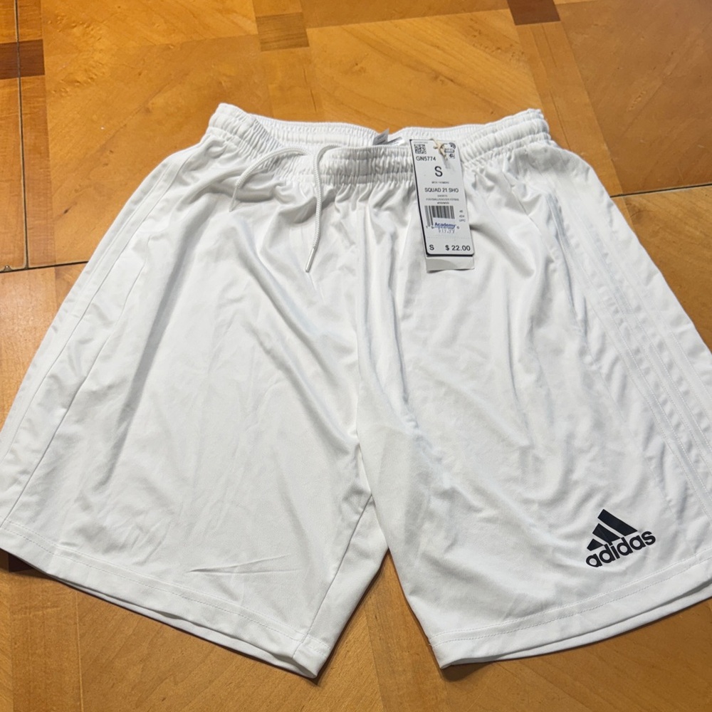 Adidas Men's White Athletic Shorts